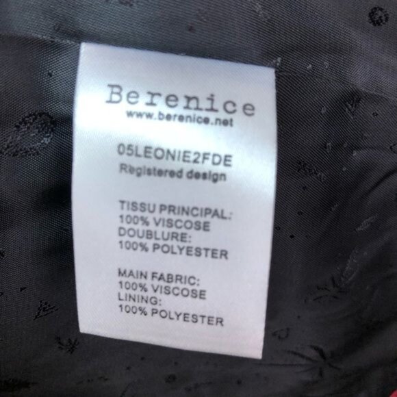 Anthropologie Berenice Piped Floral Button Up Luxe Blazer | Medium - Picture 10 of 12